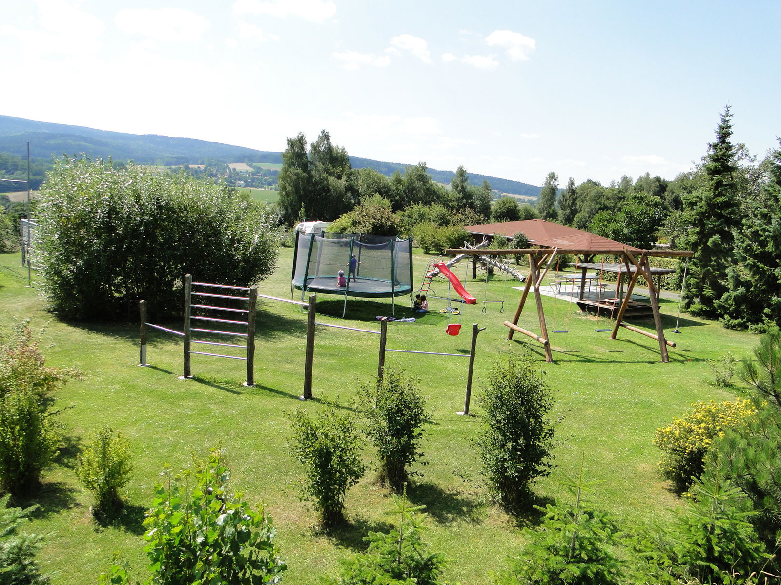 Birkholmhof - mit Biopool und Hot-Tub Whirlpool - für  Familien und Gruppen