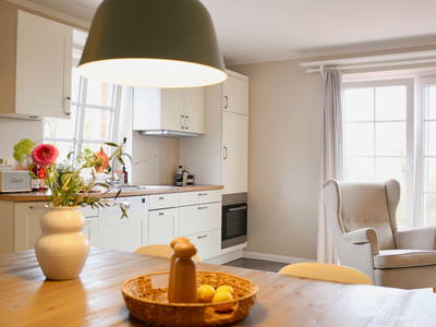 Wohnküche in einer der Ferienwohnungen