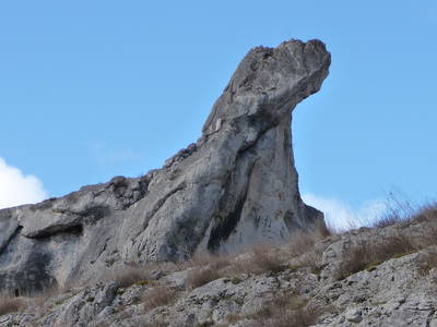 und hier bekommt man die eigenartigsten Felsformationen zu sehen!