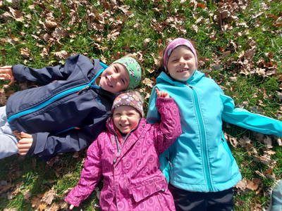 Kinderfreude im Herbst