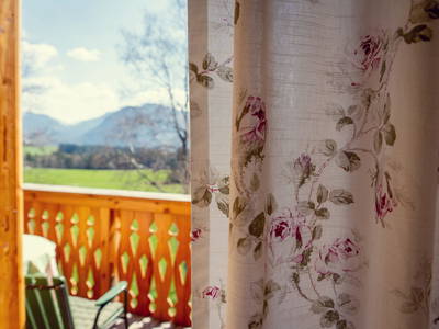 Blick auf den Balkon