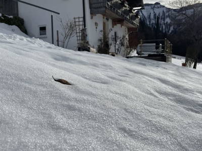 Ferienhaus im Winter