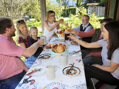 Gartenhaus für gemütliches Beisammensein