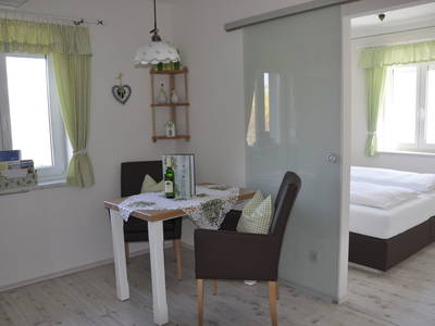 Blick ins Schlafzimmer Welschriesling