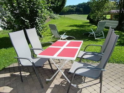 Von der Wohnung direkt ins Grüne, bei der Wohnung "Sonnhalde"