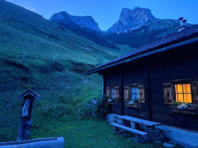 Branstättalm Dämmerung
