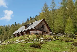 Denggn Almhütte aus Weißpriach