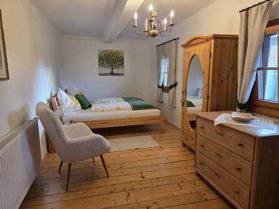 Schlafzimmer im Kärntner Bauernhaus 