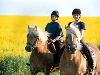 Ausritt mit Biene und Blanca