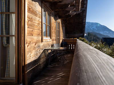 Aussicht Ferienwohnung "Zirbentraum"