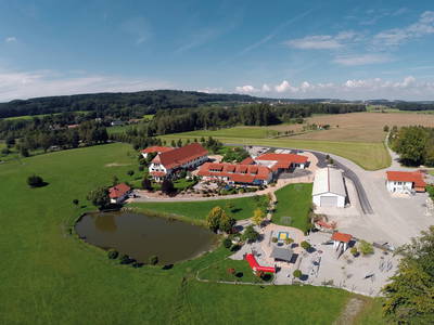 Luftansicht Ferienhof Tiergarten