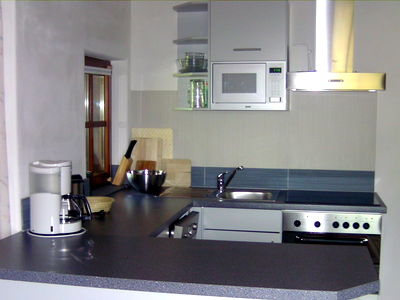 Küche der Ferienwohnung