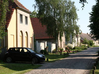 Das frühklassizistiesche  Dorf Paretz von 1797