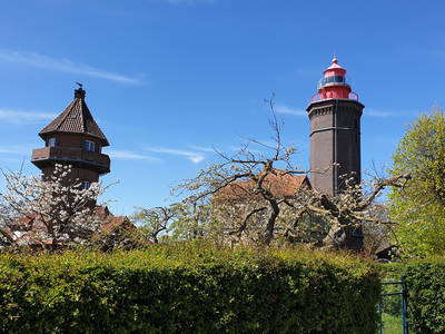 Wahrzeichen von Dahme, die Leuchttürme
