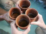 Gemeinsam mit Freunde entspannen