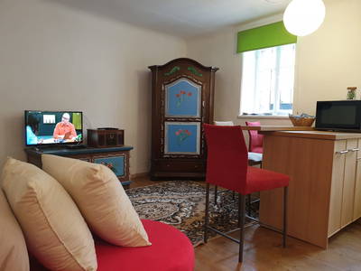 Refugium Ottenthal - Wohnzimmer TV