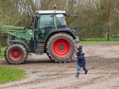 Treckerfahren ist toll!