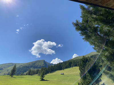 Bergpanorama direkt von der Hütte aus