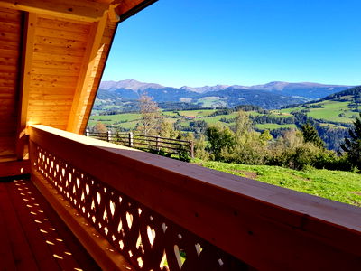 Ausblick vom Balkon