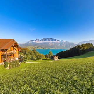 Attersee - Ferienhof Margarethengut - Salzkammergut aus Unterach am Attersee