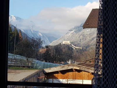 Aussicht auf die Burg Hohenwerfen