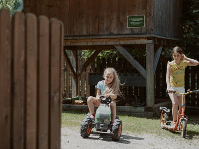 kleiner grüner Traktor....