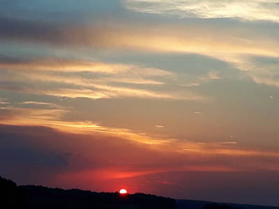 wunderschöner Sonnenuntergang