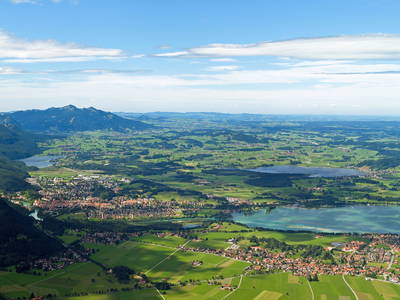 Ausblick vom Tegelberg