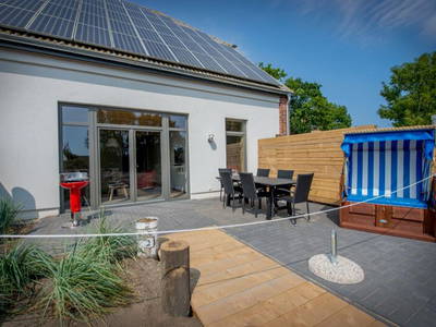 Sonnige Terrassen in der neu ausgebauten Südscheune