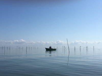 Fischer bei der Arbeit