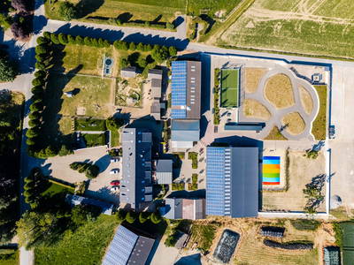 Der Poenenhof von oben