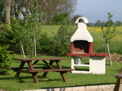 Grillplatz in der Apartmentanlage