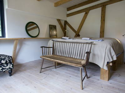 Großes Schlafzimmer in der Wohnung Biberburg