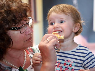 Schmeckt der Flammkuchen lecker
