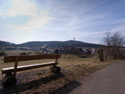 Blick aufs Hohe Lohr