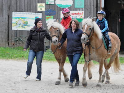 Reitrunde am Hof