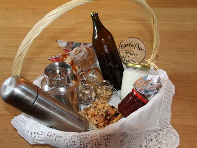 Süßer Genießerkorb