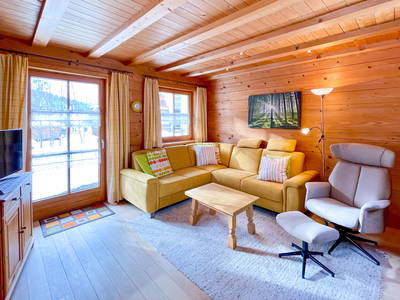 Wohnbereich Ferienwohnung Fichte