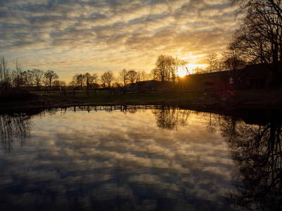 Sonnenuntergang am Kolk