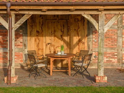 Überdachter Sitzbereich