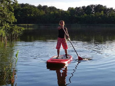 SUP - auch für Anfänger geeignet- Verleih im Polly Ferienhof
