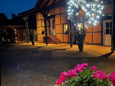 Abendstimmung auf dem Hof