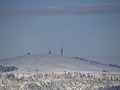 Blick zum Feldberg von Richtung Todtnauer Hütte