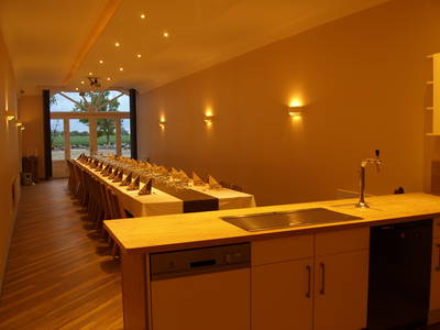 Großer Veranstaltungsraum  auf dem Bauernhof Haltermann