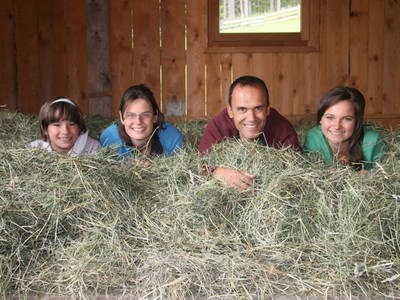 Schlafen im Heu auf der Alm des Schötzerhofes