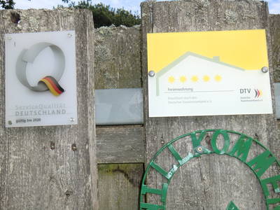 Zertifizierung ServiceQualitätDeutschland und DTV 5 Sterne.
