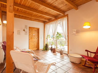 zur Ruhe kommen im Entspannungsbereich der Sauna