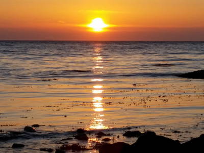 Sonnenaufgang am Strand