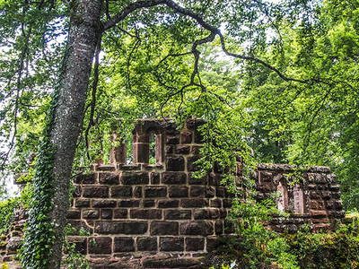 Burgruine Lützelhard, 20 Gehminuten vom Haghof entfernt