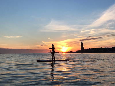 Mit dem SUP auf der Ostsee